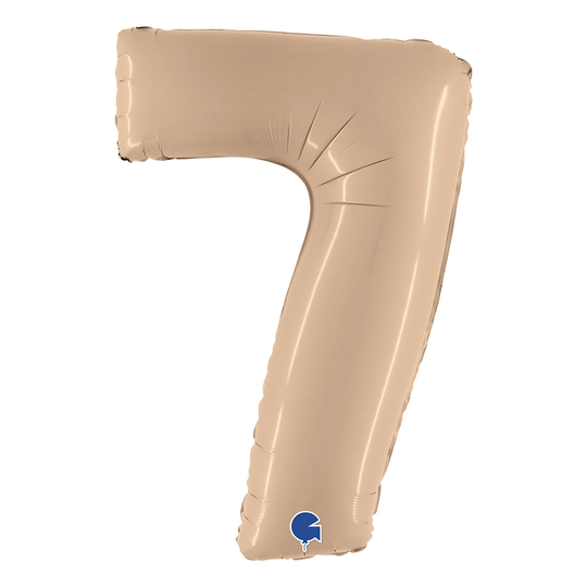 Numeroilmapallo Satin Nude - Numero 7