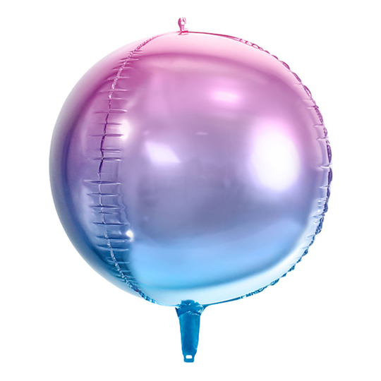 Folioilmapallo Pallo Ombre Violetti/Sininen