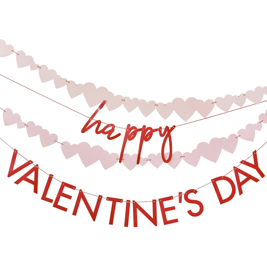 Viirinauha Happy Valentines Day Sydämillä