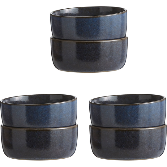 Aida Syvä RAW-jälkiruokalautanen, 6 kpl, Midnight Blue