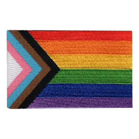 Kangasmerkki Lippu Pride Progress - Suuri