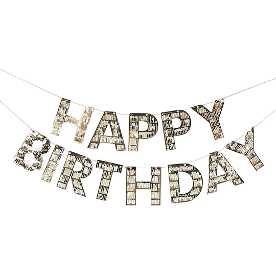 Viirinauha Happy Birthday Kulta ja Hapsut