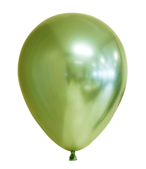 Chrome ilmapallot, vaaleanvihreä, 30cm, 10kpl