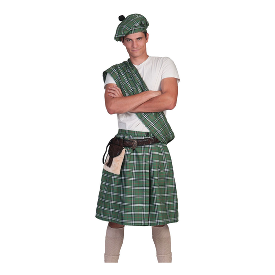 Highlander Vihreä Naamiaisasu - One size