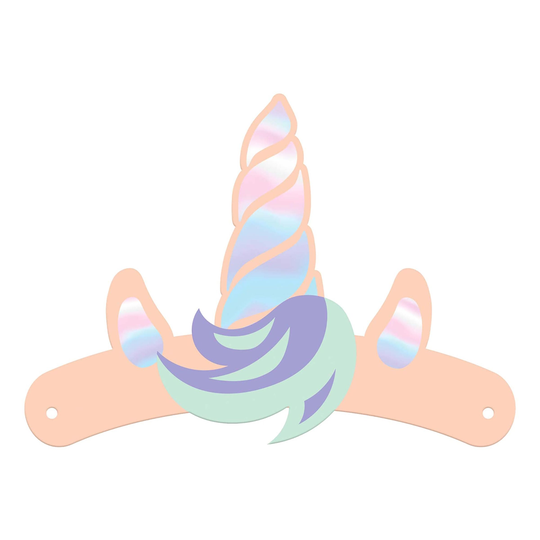Juhlahatut Unicorns & Rainbows Otsanauha - 6-pakkaus