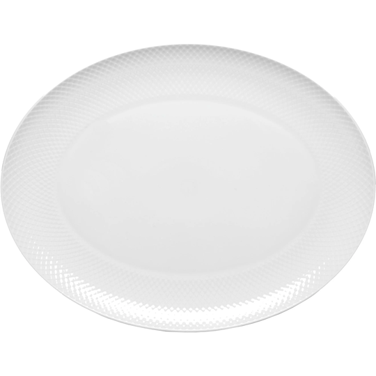 Lyngby Porcelæn Ovaali Rhombe Color -tarjoiluvati, 42 x 32 cm