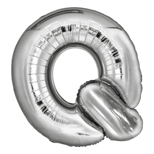 Kirjainilmapallo Hopea Metallic - Kirjain Q