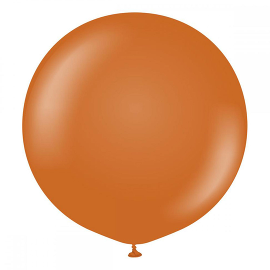 Lateksi-ilmapallot Professional Jättimäiset Rust Oranssit - 2-pakkaus