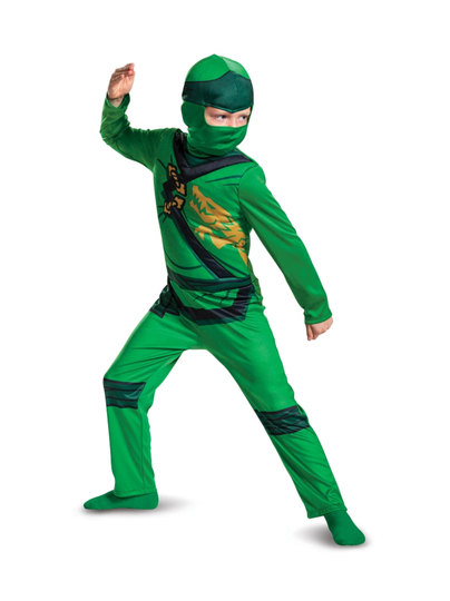 Ninjago puku vihreä loyd fancy m