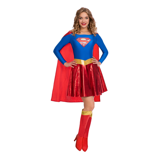 Supergirl Klassinen Naamiaisasu - Large