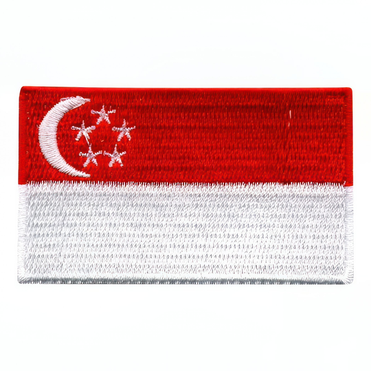 Kangasmerkki Singaporen Lippu