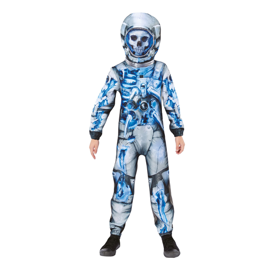 Astronautti Luuranko Lasten Naamiaisasu - Small