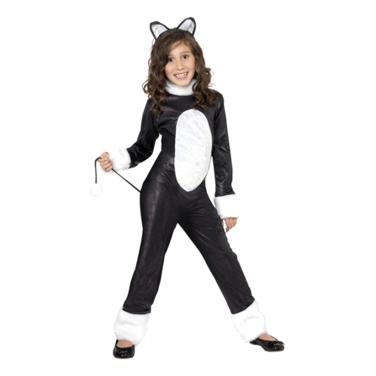 Cool Kissa Lasten Naamiaisasu - Small