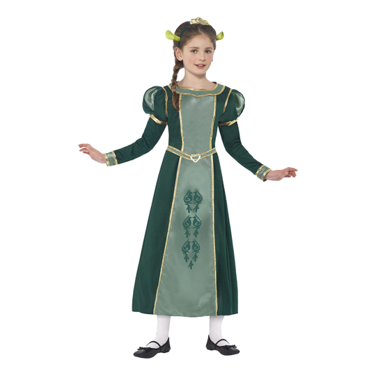 Shrek Prinsessa Fiona Lasten Naamiaisasu - Medium