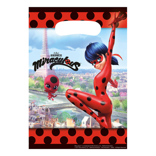 Juhlapussit Ladybug - 8-pakkaus