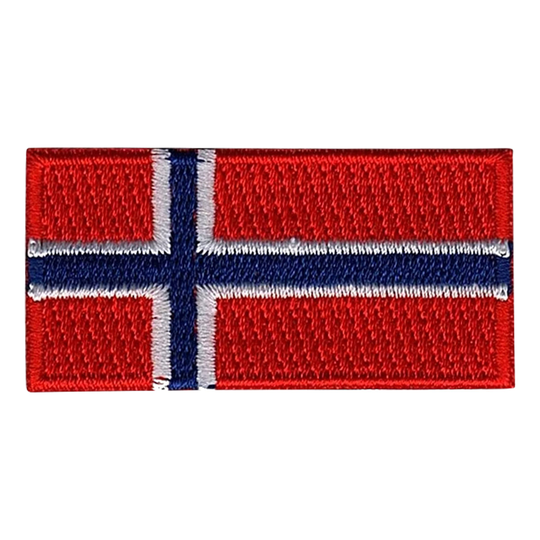 Kangasmerkki Norjan Lippu - Pieni