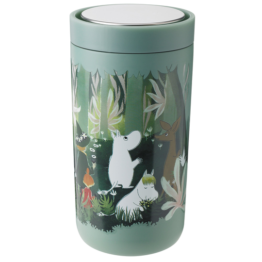 Stelton To Go Click Muumi termosmuki 0,2 litraa, soft dusty green