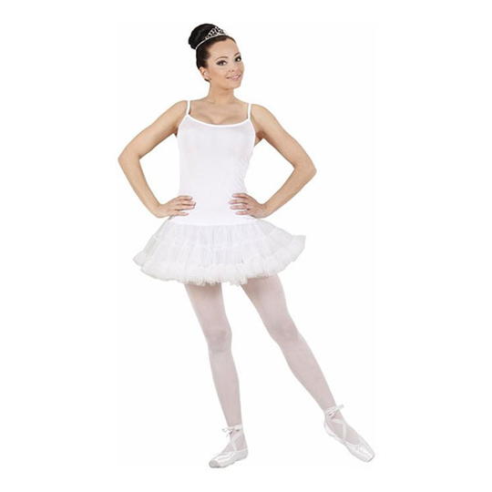 Ballerina Valkoinen Naamiaisasu - Medium