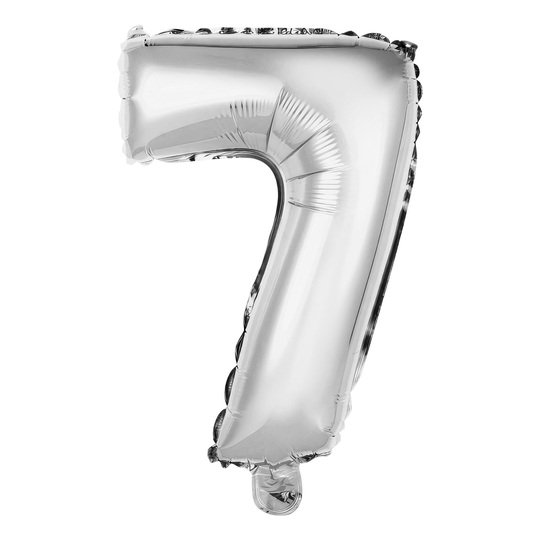 Numeroilmapallo Mini Hopea Metallic - Numero 7