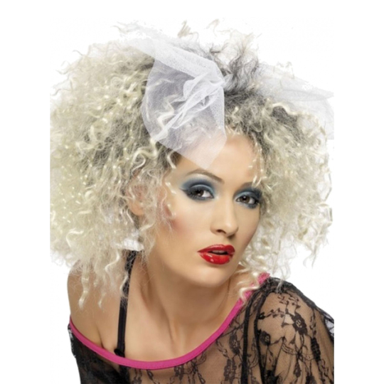 80-luvun Wild Child Vaalea Peruukki - One size