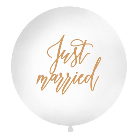 Jätti-ilmapallo Just Married