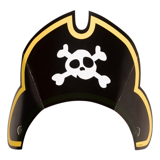 Juhlahatut Merirosvo Jolly Roger - 8-pakkaus