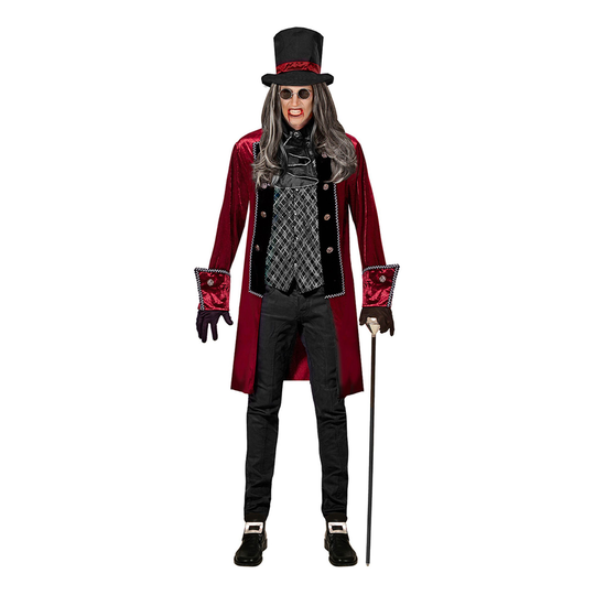 Viktoriaaninen Vampyyri Halloween Naamiaisasu - X-Large