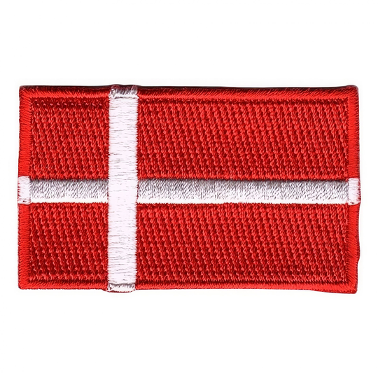 Kangasmerkki Tanskan Lippu - Suuri