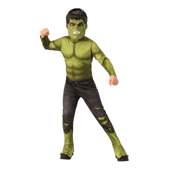 Avengers 4 Hulk Lasten Naamiaisasu - Small