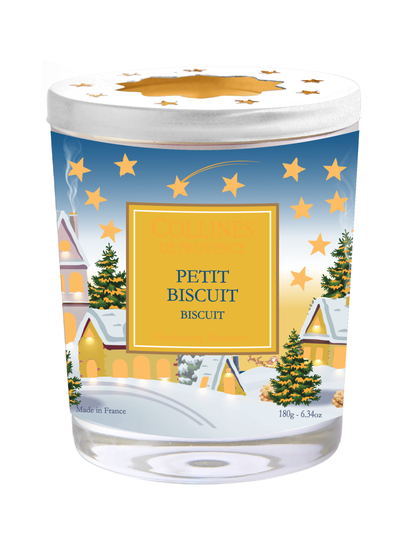 Jouluinen tuoksukynttilä ""petit bisquit"" - pipari
