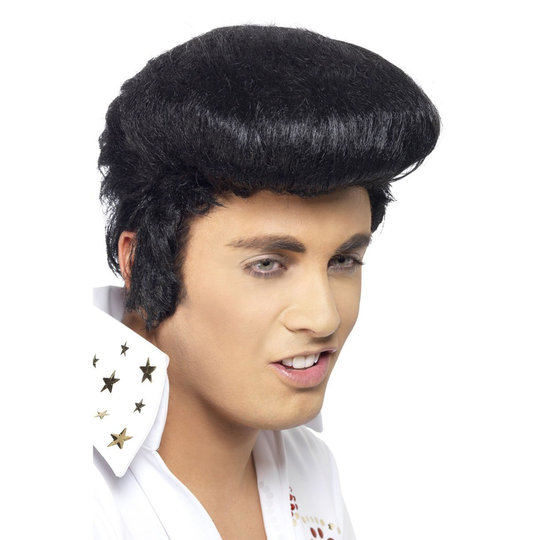 Elvis-peruukki Otsakiharalla - One size