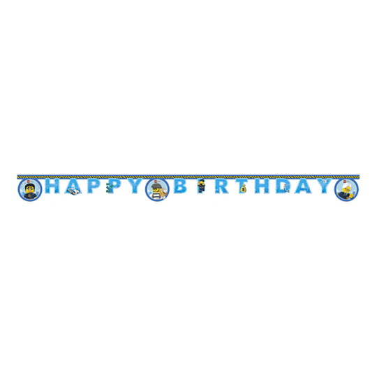 Viirinauha Happy Birthday Lego City