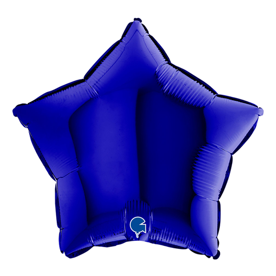 Folioilmapallo Tähti Blue Capri - 91 cm
