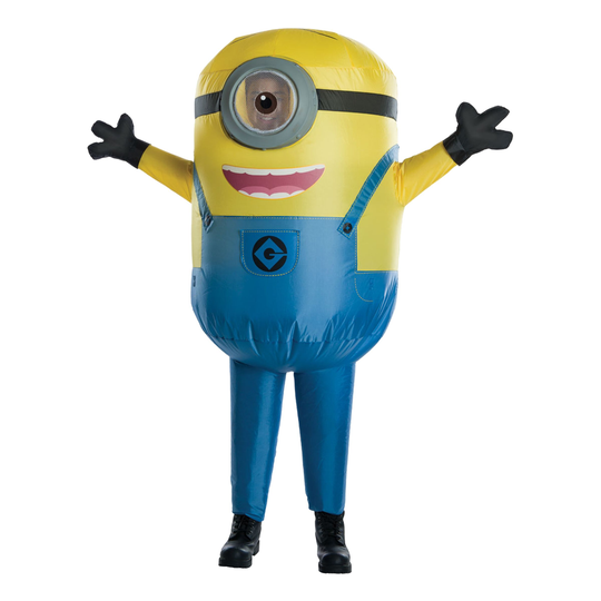 Puhallettava Minion Stuart Lasten Naamiaisasu - One size