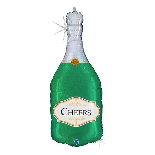 Folioilmapallo Samppanjapullo Cheers - 91 cm