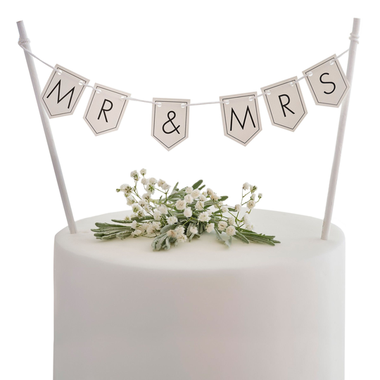 Kakkukoriste DIY Mr & Mrs Viirinauha