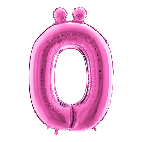 Kirjainilmapallo Vaaleanpunainen - Kirjain Ö