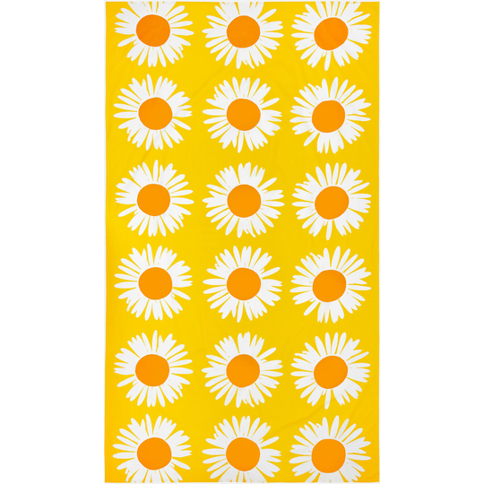 Marimekko Auringonkukka-pöytäliina, 135 x 280 cm, keltainen/valkoinen