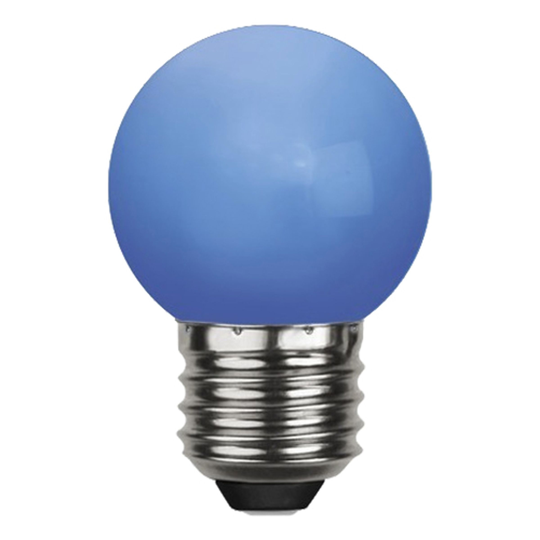 Pallolamppu E27 LED - Sininen