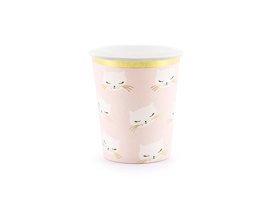 Pahvimukit Cat, 6 kpl