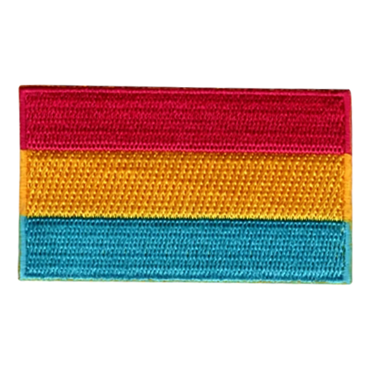 Kangasmerkki Lippu Pride Panseksuaalisuus - Keskikoko