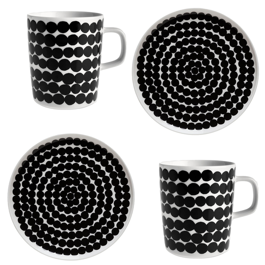 Marimekko Räsymatto aamiaissetti, muki ja lautanen