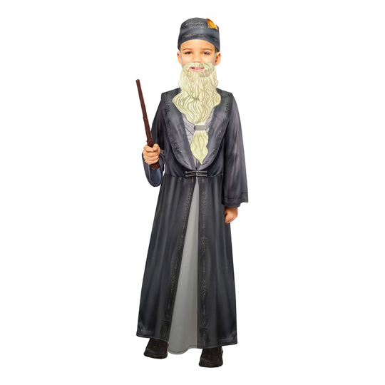 Harry Potter Dumbledore Lasten Naamiaisasu - Large