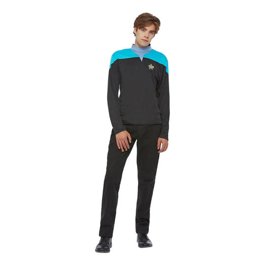Star Trek Sininen Naamiaisasu - Small