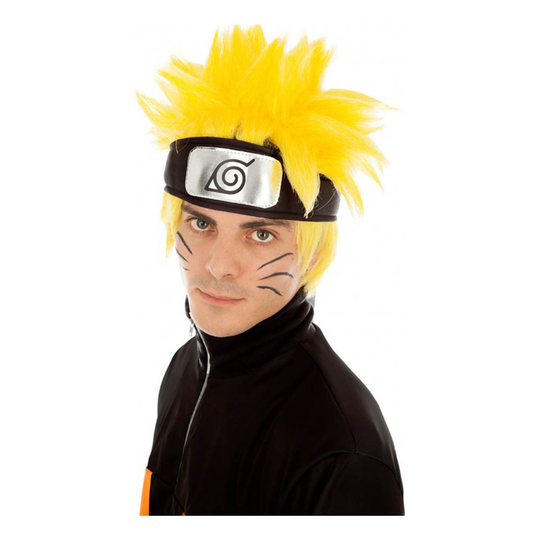 Naruto Peruukki Keltainen - One size