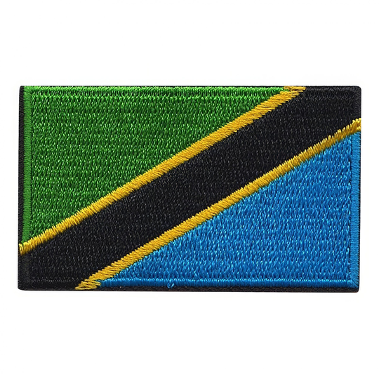 Kangasmerkki Tansanian Lippu