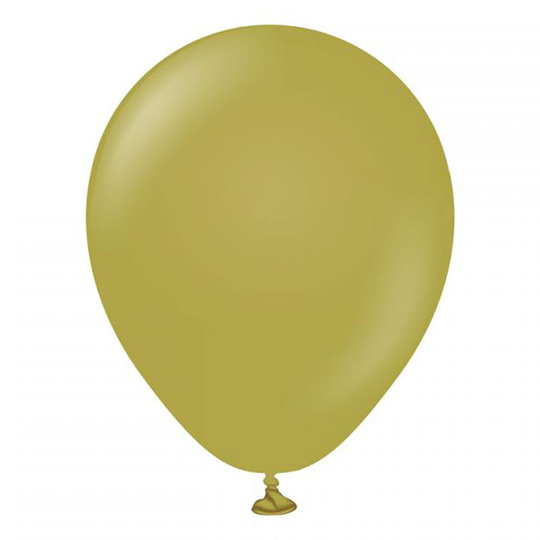 Lateksi-ilmapallot Professional Mini Olive - 25-pakkaus
