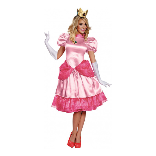 Prinsessa Peach Deluxe Naamiaisasu - Large