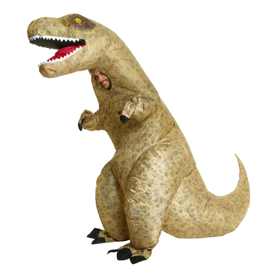 Täytettävä T-Rex Dinosaurus Naamiaisasu - One size