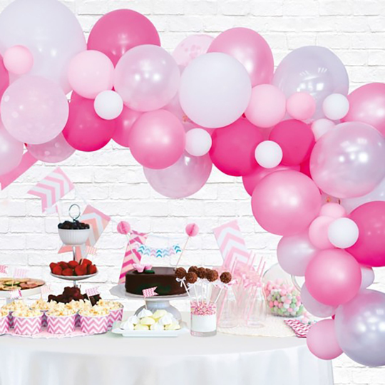 Ilmapallokaari Pink Party